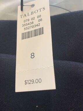 Talbots Navy Straight Leg Pants